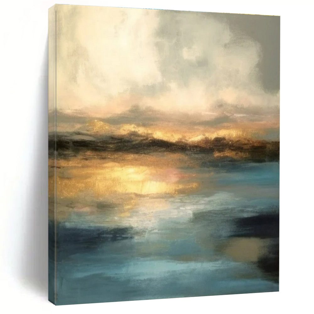 luxury sunset wall art